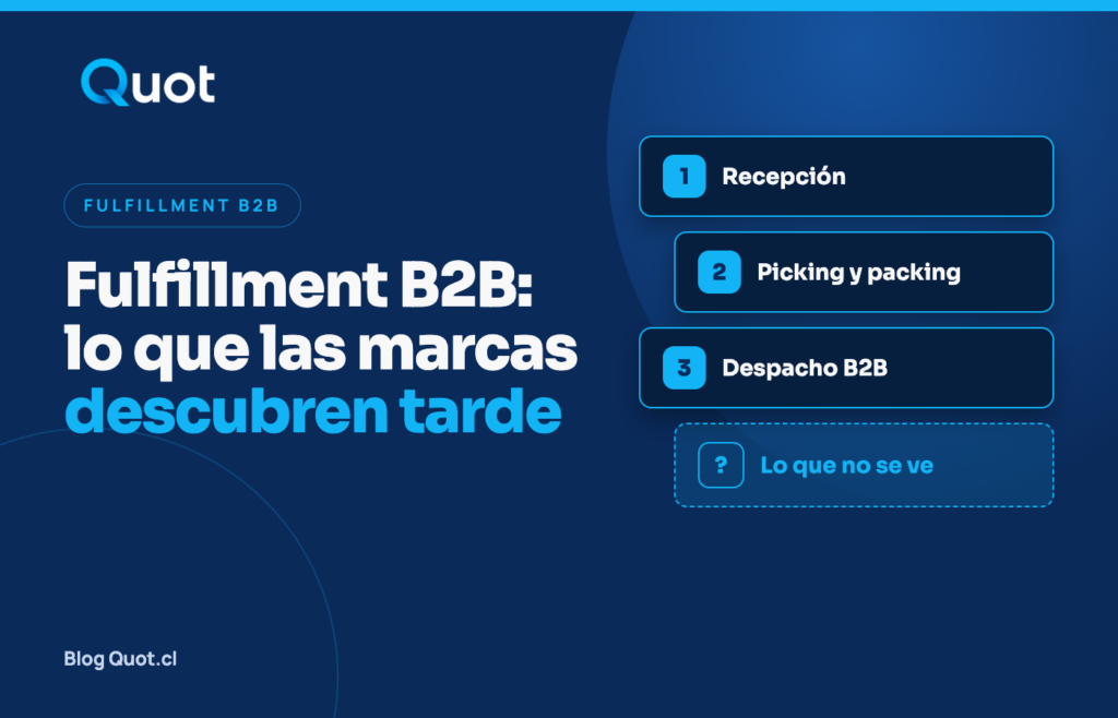 Fulfillment B2B: lo que las marcas chilenas descubren demasiado tarde